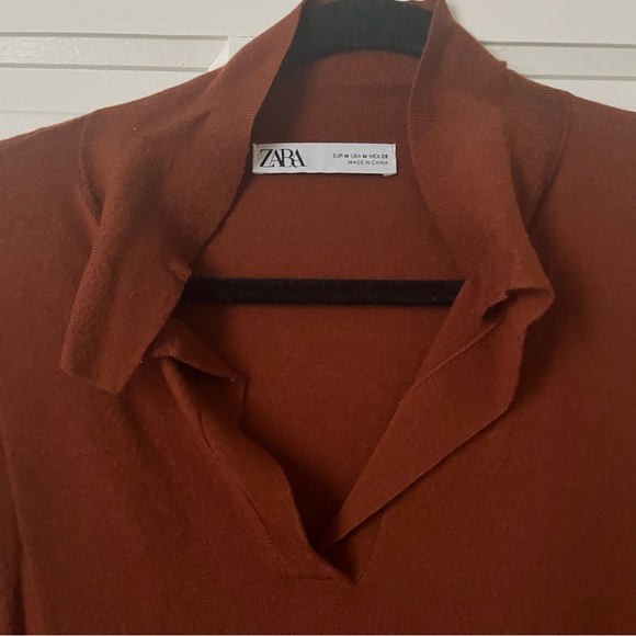 Zara Rust Sweater - Picture 2 of 4